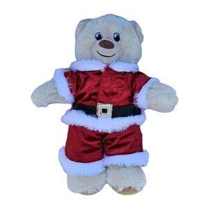 Build A Bear Santa Clause Outfit Lil Pudding Bear Cub Plush 2020 Cream 15 inch